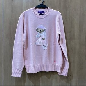 Polo by Ralph Lauren Light Pink Sweater with Bear Design